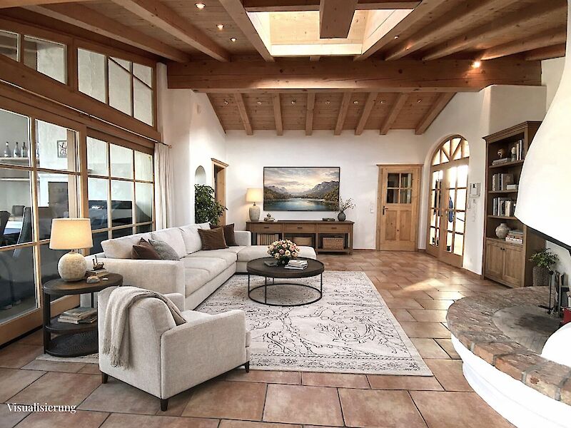 Top floor apartment in a very sunny and quiet location