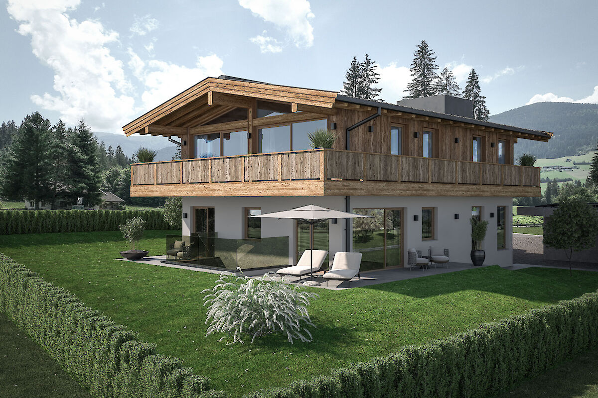 LEISURE RESIDENCE - Holiday home old stock with new building permit on the golf course in Westendorf