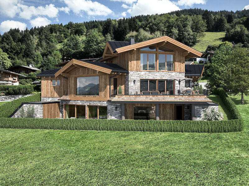 Country house - conversion with an unobstructed view of the mountains in Kochau