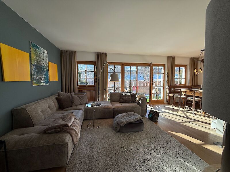 Terraced garden apartment in the center of Kitzb