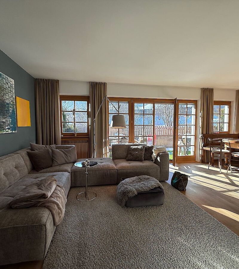 Terraced garden apartment in the center of Kitzb