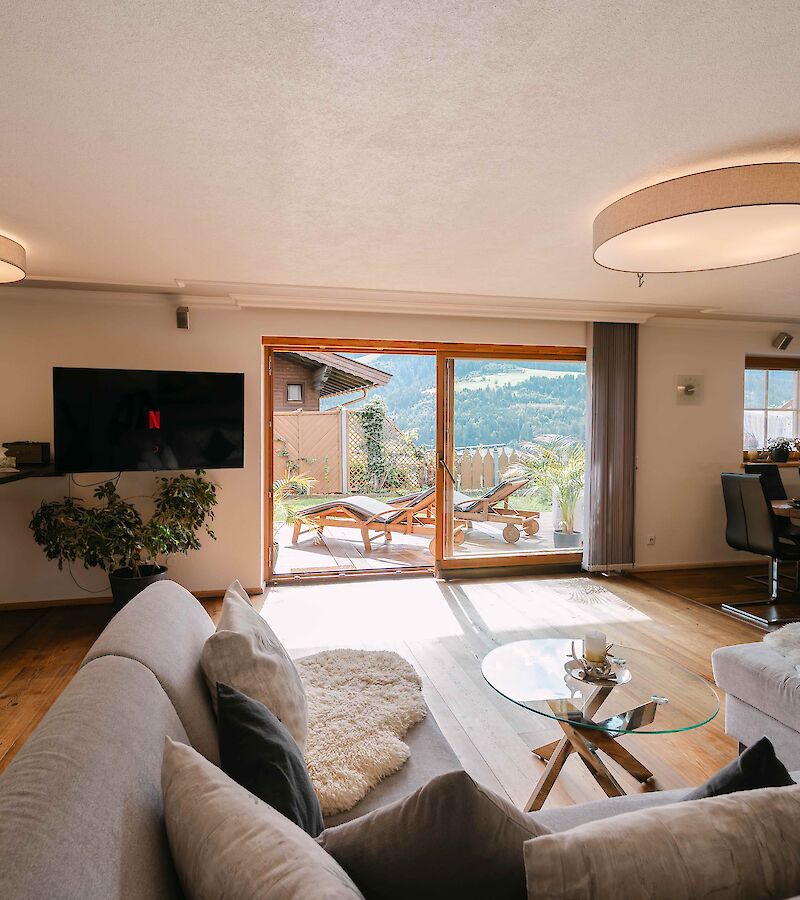 Garden apartment on Kirchberg